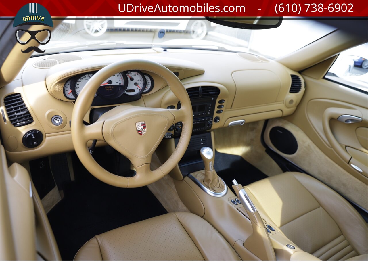 2003 Porsche 911 Turbo 996 6 Speed Carrara White Sport Seats  Detailed Service History - Photo 28 - West Chester, PA 19382