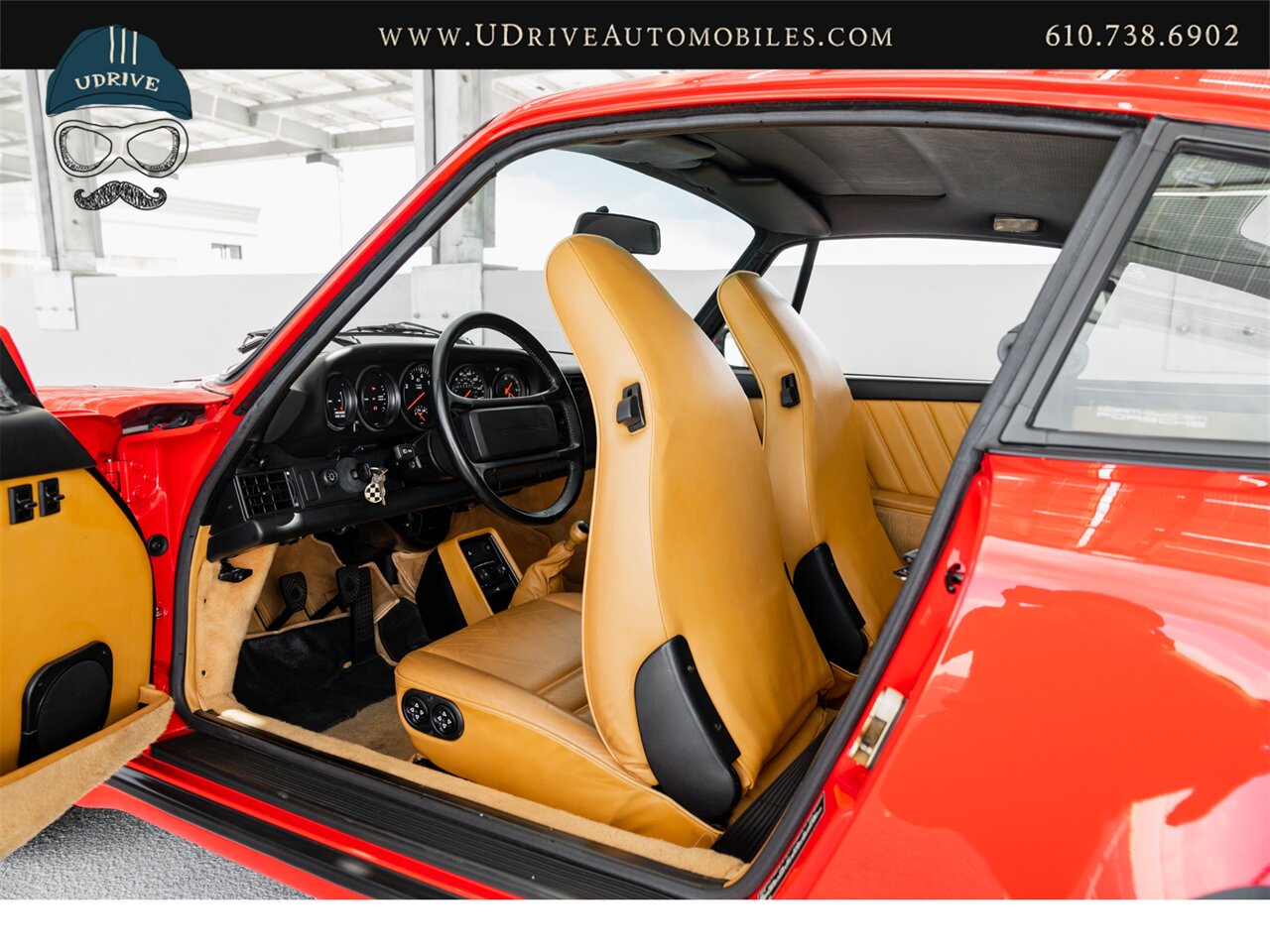 1987 Porsche 911 930 Turbo 12k Miles Guards Red over  Champagne Special Leather - Photo 38 - West Chester, PA 19382