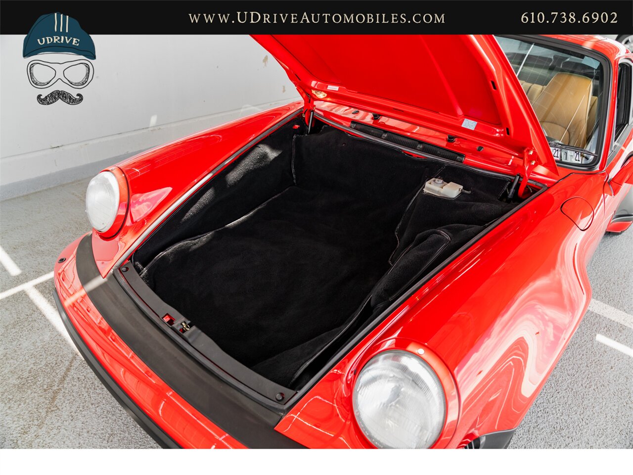1987 Porsche 911 930 Turbo 12k Miles Guards Red over  Champagne Special Leather - Photo 40 - West Chester, PA 19382