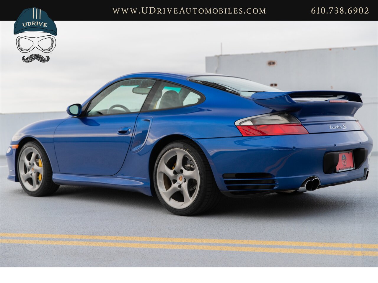 2005 Porsche 911 Turbo S Factory Aerokit Extremely Rare Cobalt Blue  Yellow Deviating Stitching 1 of a Kind Spec $160k MSRP - Photo 24 - West Chester, PA 19382