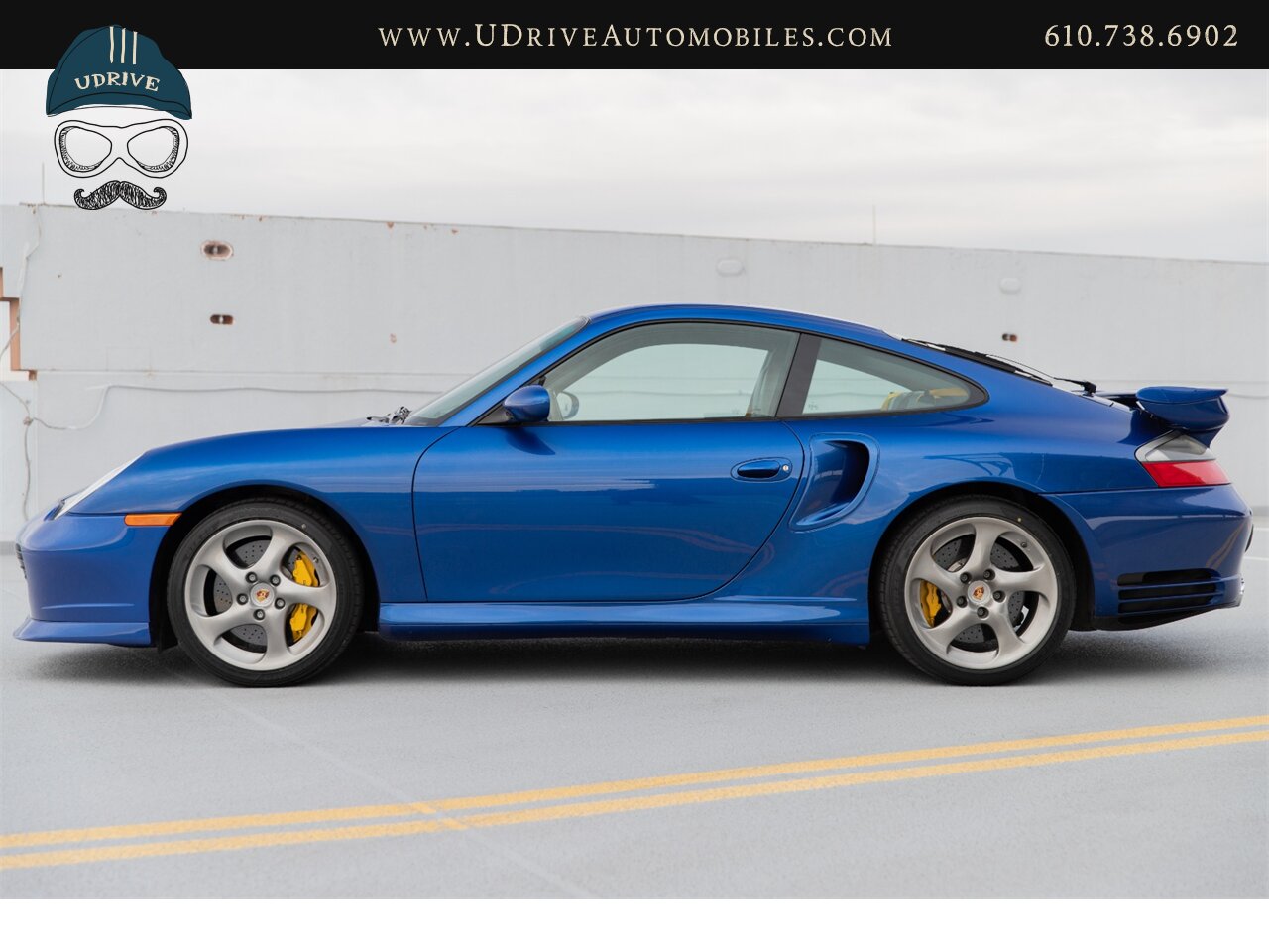 2005 Porsche 911 Turbo S Factory Aerokit Extremely Rare Cobalt Blue  Yellow Deviating Stitching 1 of a Kind Spec $160k MSRP - Photo 9 - West Chester, PA 19382