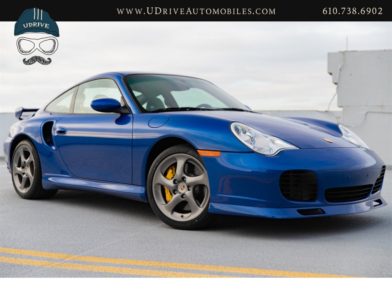 2005 Porsche 911 Turbo S Factory Aerokit Extremely Rare Cobalt Blue  Yellow Deviating Stitching 1 of a Kind Spec $160k MSRP - Photo 4 - West Chester, PA 19382