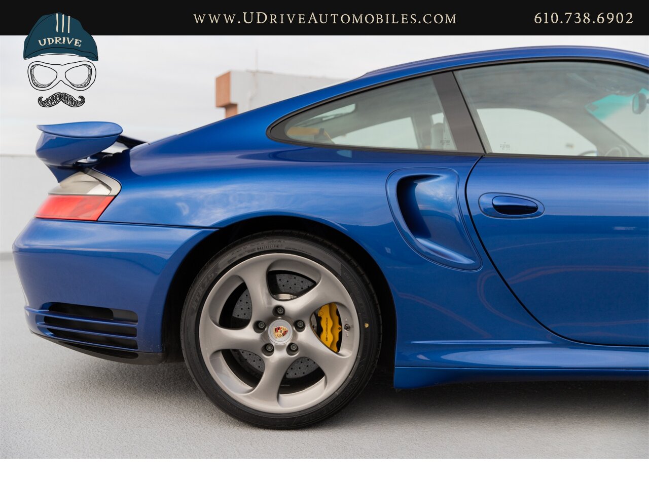 2005 Porsche 911 Turbo S Factory Aerokit Extremely Rare Cobalt Blue  Yellow Deviating Stitching 1 of a Kind Spec $160k MSRP - Photo 19 - West Chester, PA 19382