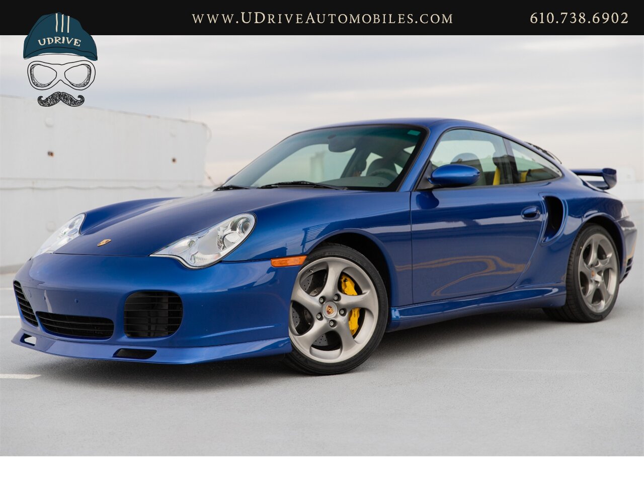 2005 Porsche 911 Turbo S Factory Aerokit Extremely Rare Cobalt Blue  Yellow Deviating Stitching 1 of a Kind Spec $160k MSRP - Photo 1 - West Chester, PA 19382