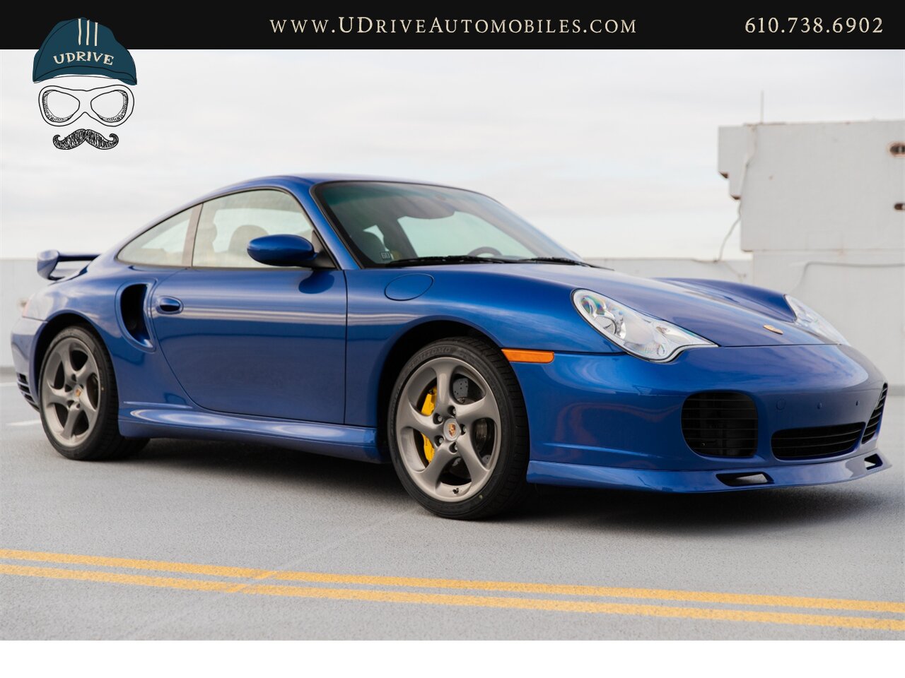 2005 Porsche 911 Turbo S Factory Aerokit Extremely Rare Cobalt Blue  Yellow Deviating Stitching 1 of a Kind Spec $160k MSRP - Photo 16 - West Chester, PA 19382