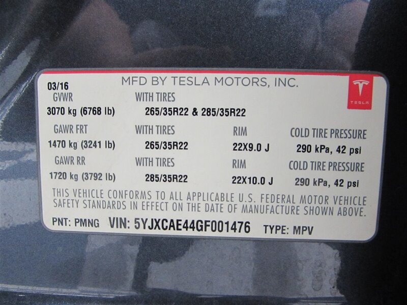 2016 Tesla Model X P90D photo