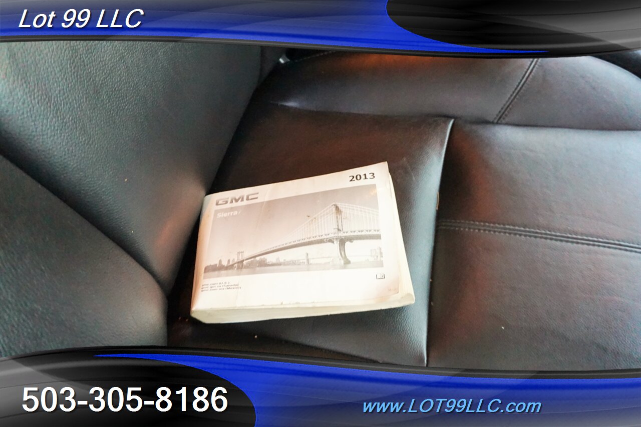 2013 GMC Sierra 3500 SLT 4x4 DUALLY 6.6L Duramax Leather FLAT BED   - Photo 28 - Milwaukie, OR 97267