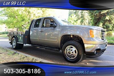 2013 GMC Sierra 3500 SLT 4x4 DUALLY 6.6L Duramax Leather FLAT BED   - Photo 7 - Milwaukie, OR 97267