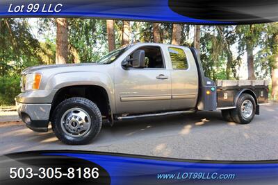 2013 GMC Sierra 3500 SLT 4x4 DUALLY 6.6L Duramax Leather FLAT BED   - Photo 5 - Milwaukie, OR 97267