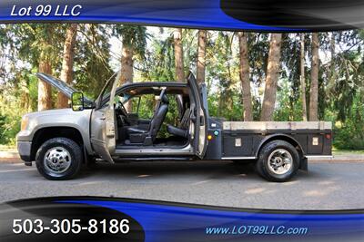 2013 GMC Sierra 3500 SLT 4x4 DUALLY 6.6L Duramax Leather FLAT BED   - Photo 21 - Milwaukie, OR 97267