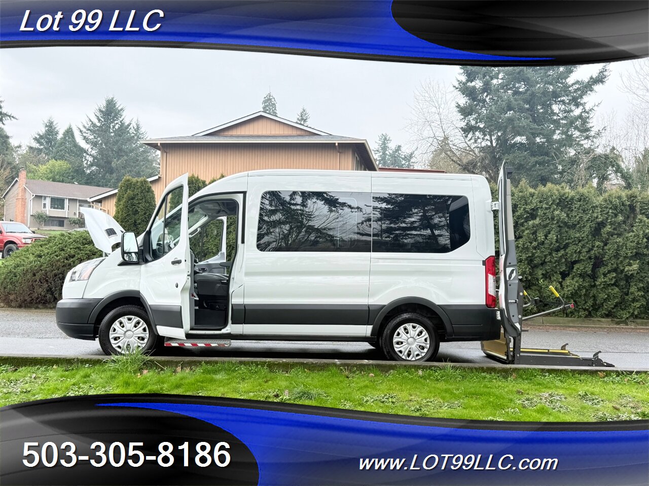 2018 Ford Transit MID Roof 91k ** WHEELCHAIR VAN** 6 Passenger Viny  Seats Braun Rear Lift Backup Camera - Photo 37 - Milwaukie, OR 97267