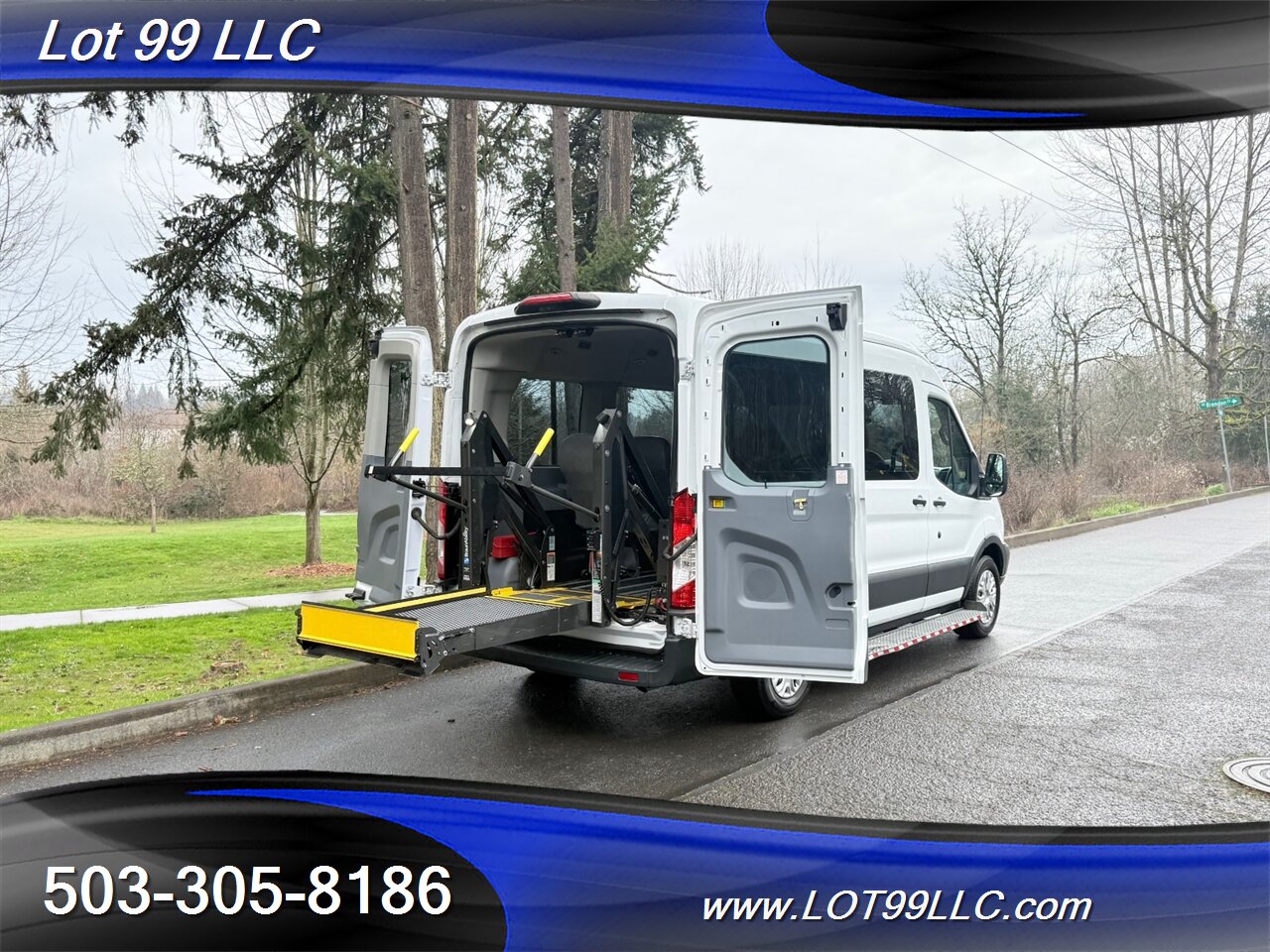 2018 Ford Transit MID Roof 91k ** WHEELCHAIR VAN** 6 Passenger Viny  Seats Braun Rear Lift Backup Camera - Photo 3 - Milwaukie, OR 97267