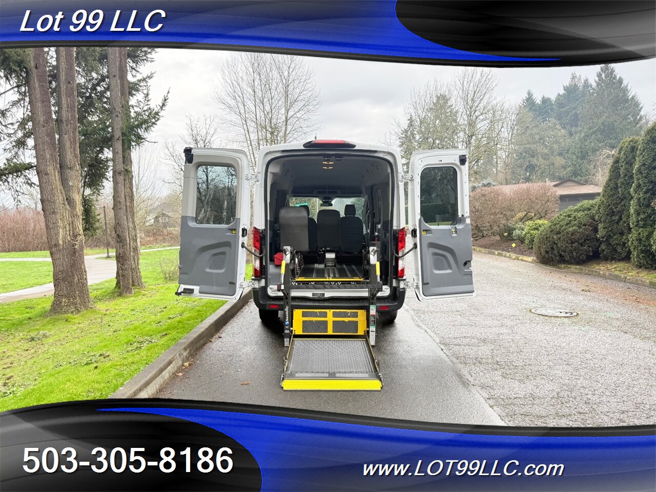 2018 Ford Transit MID Roof 91k ** WHEELCHAIR VAN** 6 Passenger Viny  Seats Braun Rear Lift Backup Camera - Photo 4 - Milwaukie, OR 97267