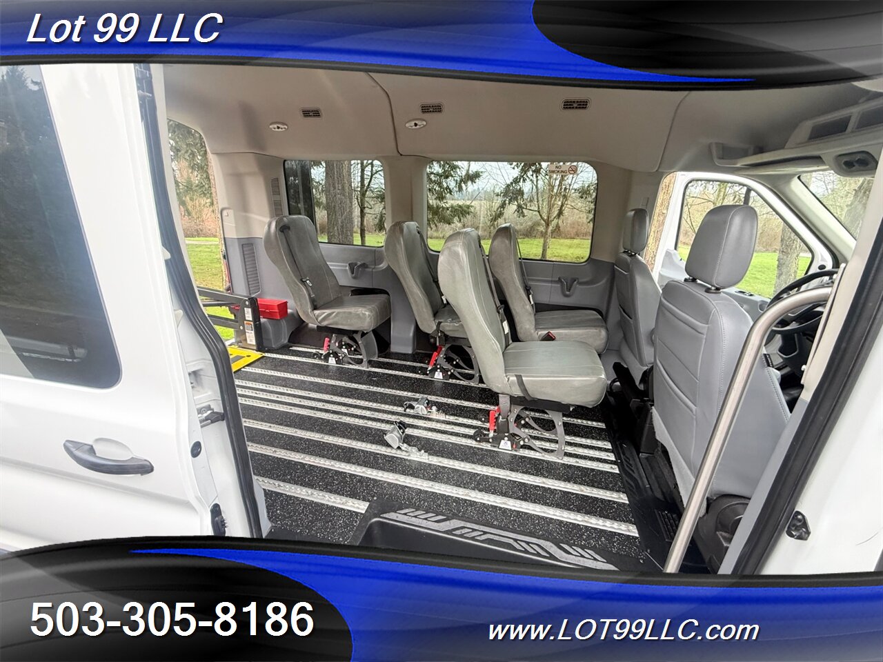 2018 Ford Transit MID Roof 91k ** WHEELCHAIR VAN** 6 Passenger Viny  Seats Braun Rear Lift Backup Camera - Photo 5 - Milwaukie, OR 97267