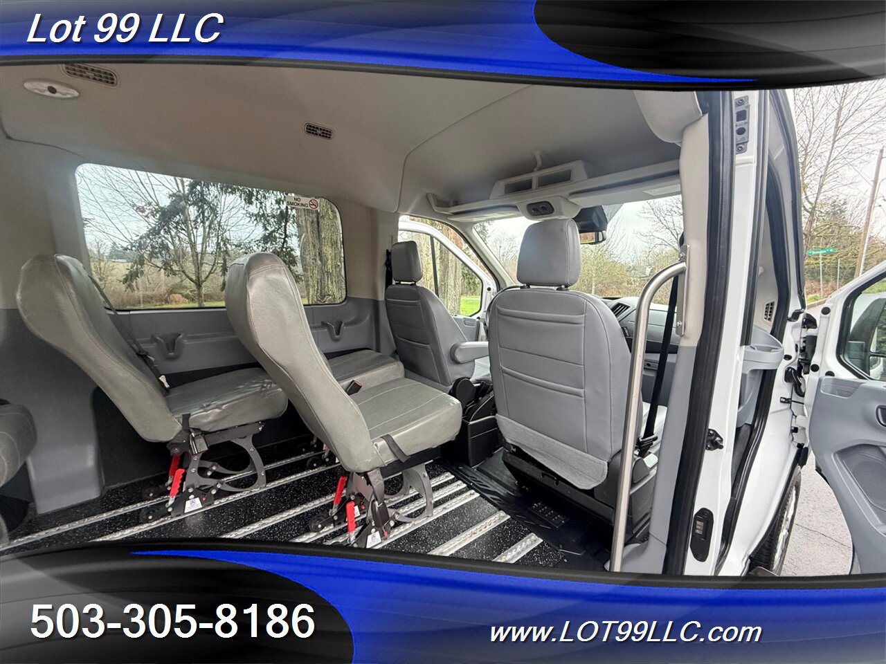 2018 Ford Transit MID Roof 91k ** WHEELCHAIR VAN** 6 Passenger Viny  Seats Braun Rear Lift Backup Camera - Photo 58 - Milwaukie, OR 97267