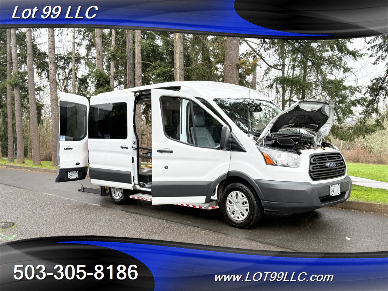 2018 Ford Transit MID Roof 91k ** WHEELCHAIR VAN** 6 Passenger Viny  Seats Braun Rear Lift Backup Camera - Photo 28 - Milwaukie, OR 97267