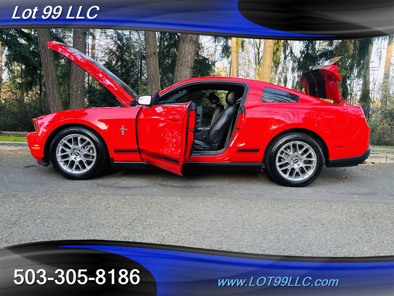 2012 Ford Mustang Premium V6 6 Speed Manual Leather Camera 3.7L V6   - Photo 31 - Milwaukie, OR 97267