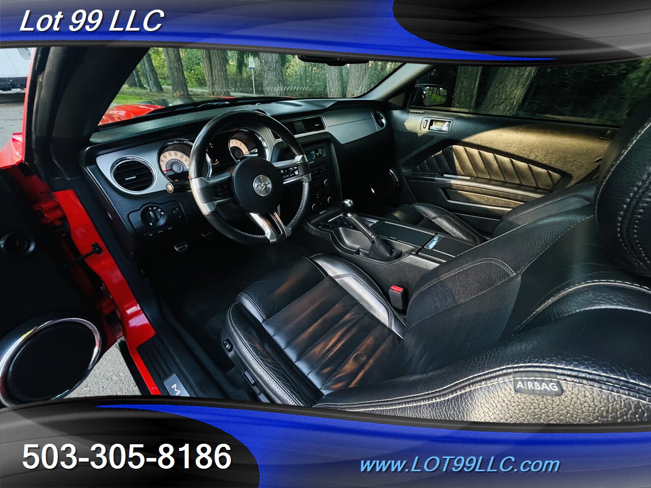 2012 Ford Mustang Premium V6 6 Speed Manual Leather Camera 3.7L V6   - Photo 16 - Milwaukie, OR 97267