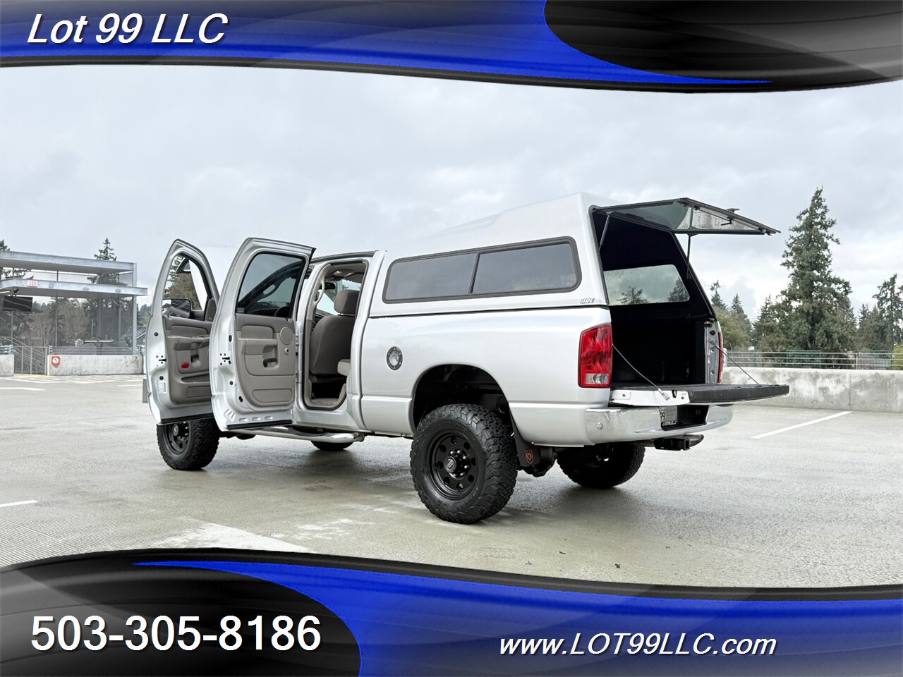 2003 Dodge Ram 3500 SLT Quad Cab 4x4 Cummins 5.9 Turbo Diesel Lifted Canopy Ranch Bumper - Photo 30 - Milwaukie, OR 97267