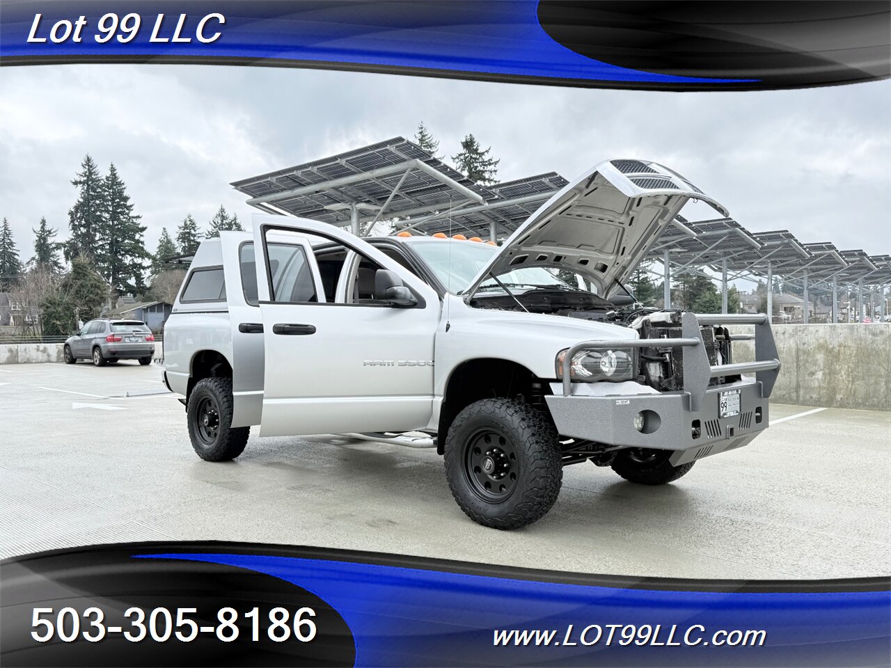 2003 Dodge Ram 3500 SLT Quad Cab 4x4 Cummins 5.9 Turbo Diesel Lifted Canopy Ranch Bumper - Photo 26 - Milwaukie, OR 97267