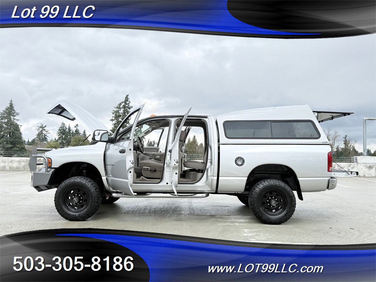 2003 Dodge Ram 3500 SLT Quad Cab 4x4 Cummins 5.9 Turbo Diesel Lifted Canopy Ranch Bumper - Photo 20 - Milwaukie, OR 97267