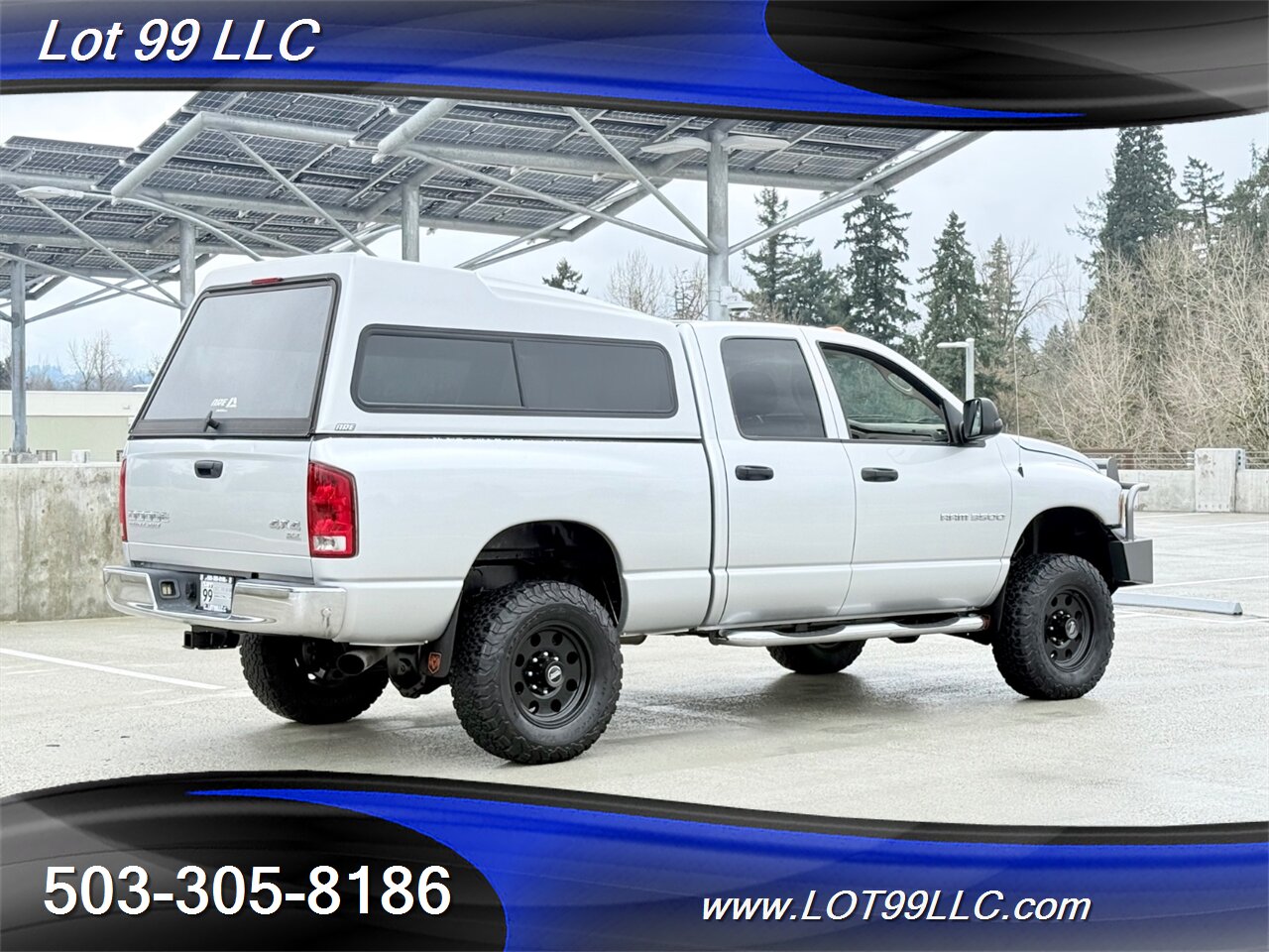 2003 Dodge Ram 3500 SLT Quad Cab 4x4 Cummins 5.9 Turbo Diesel Lifted Canopy Ranch Bumper - Photo 8 - Milwaukie, OR 97267