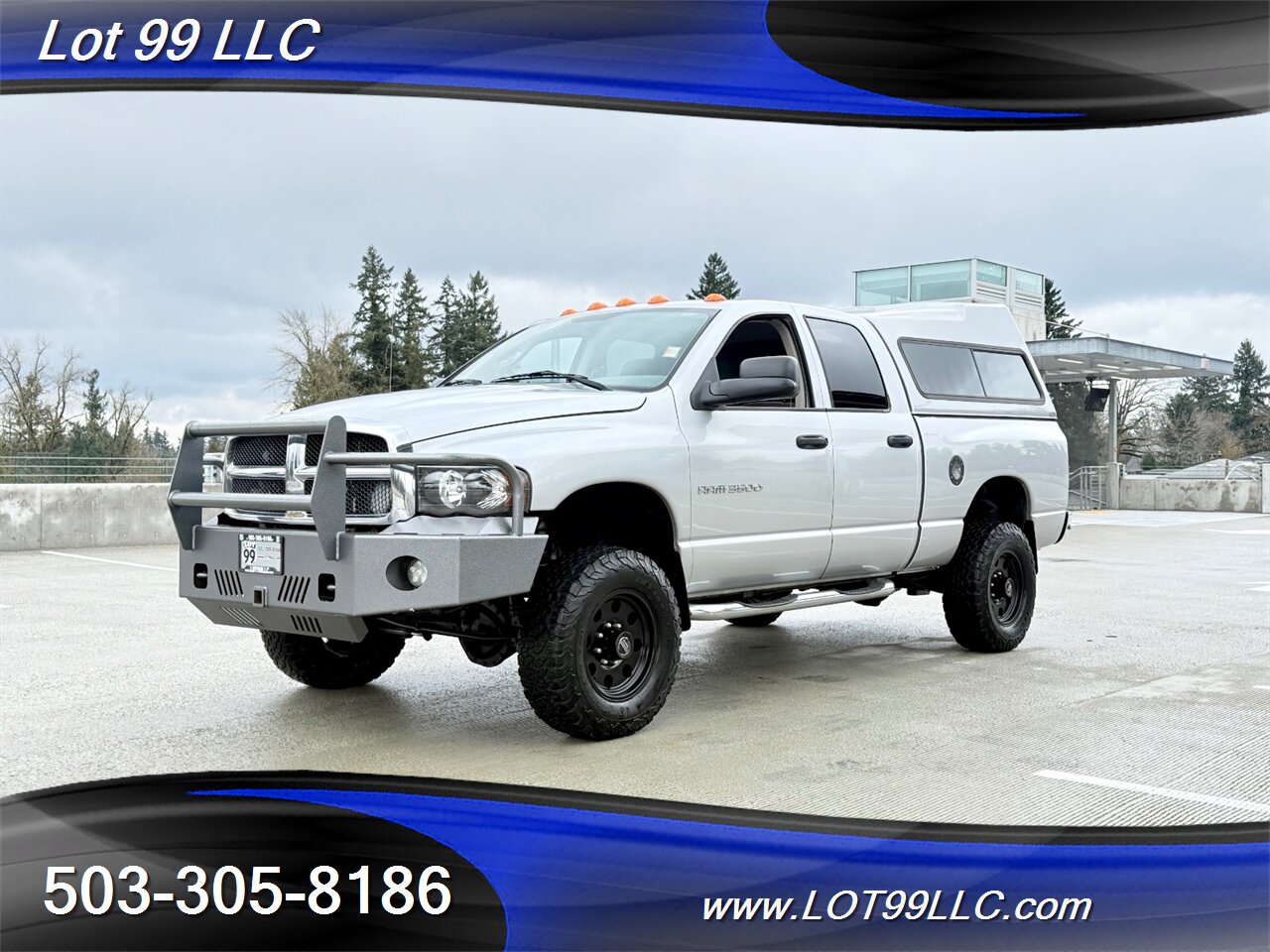 2003 Dodge Ram 3500 SLT Quad Cab 4x4 Cummins 5.9 Turbo Diesel Lifted Canopy Ranch Bumper - Photo 4 - Milwaukie, OR 97267