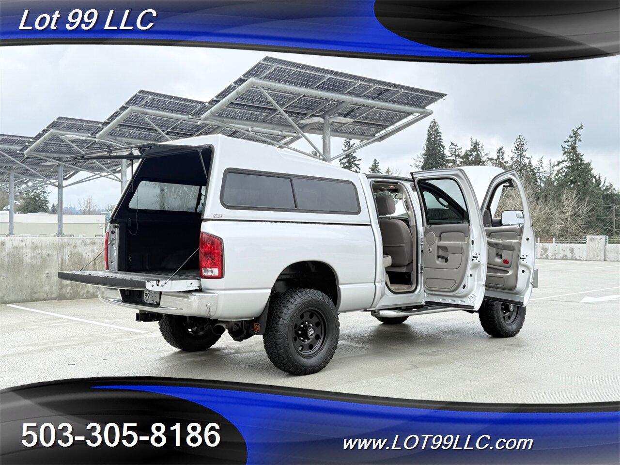 2003 Dodge Ram 3500 SLT Quad Cab 4x4 Cummins 5.9 Turbo Diesel Lifted Canopy Ranch Bumper - Photo 28 - Milwaukie, OR 97267
