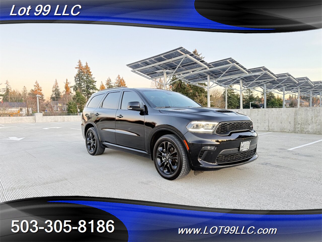 2021 Dodge Durango R/T 4x4 70k 3rd Row Leather Hemi 5.7 V8  Black Top Package 6 Passenger Quad Buckets - Photo 5 - Milwaukie, OR 97267