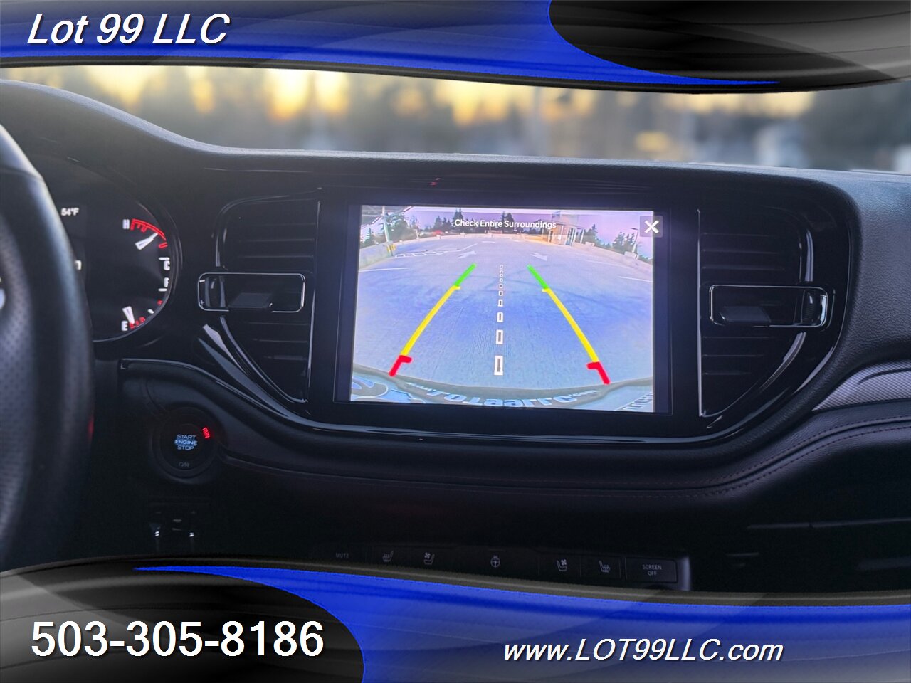 2021 Dodge Durango R/T 4x4 70k 3rd Row Leather Hemi 5.7 V8  Black Top Package 6 Passenger Quad Buckets - Photo 13 - Milwaukie, OR 97267