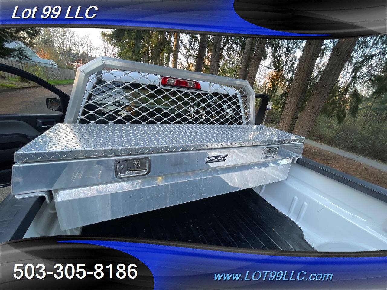 2018 Chevrolet Silverado 1500 1-Owner **LONG BED** Protech Aluminum Box& Headach   - Photo 3 - Milwaukie, OR 97267