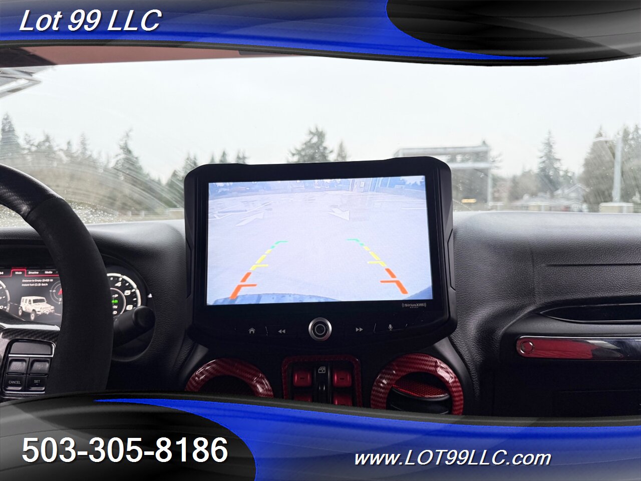 2018 Jeep Wrangler JK Unlimited Sahara ** Red Leather Interior** New 35 " Tires 20 " Wheels *CUSTOM HOOD & DASH* Lifted FOX - Photo 16 - Milwaukie, OR 97267