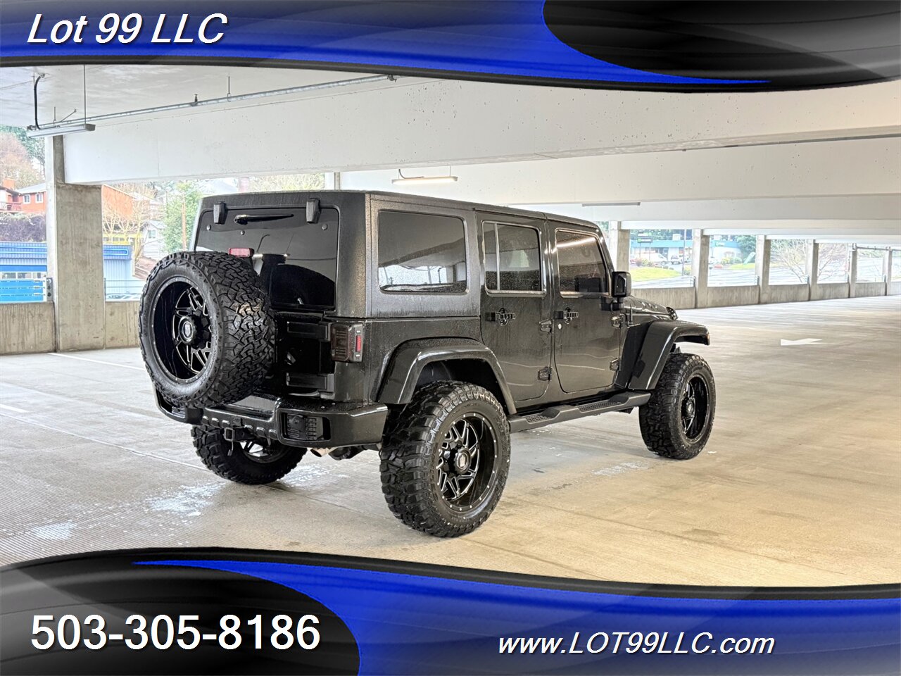 2018 Jeep Wrangler JK Unlimited Sahara ** Red Leather Interior** New 35 " Tires 20 " Wheels *CUSTOM HOOD & DASH* Lifted FOX - Photo 11 - Milwaukie, OR 97267