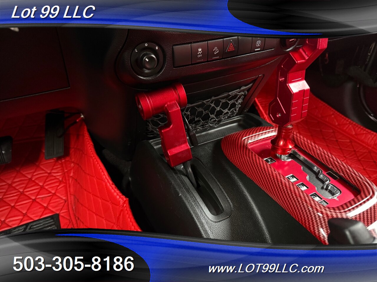 2018 Jeep Wrangler JK Unlimited Sahara ** Red Leather Interior** New 35 " Tires 20 " Wheels *CUSTOM HOOD & DASH* Lifted FOX - Photo 32 - Milwaukie, OR 97267