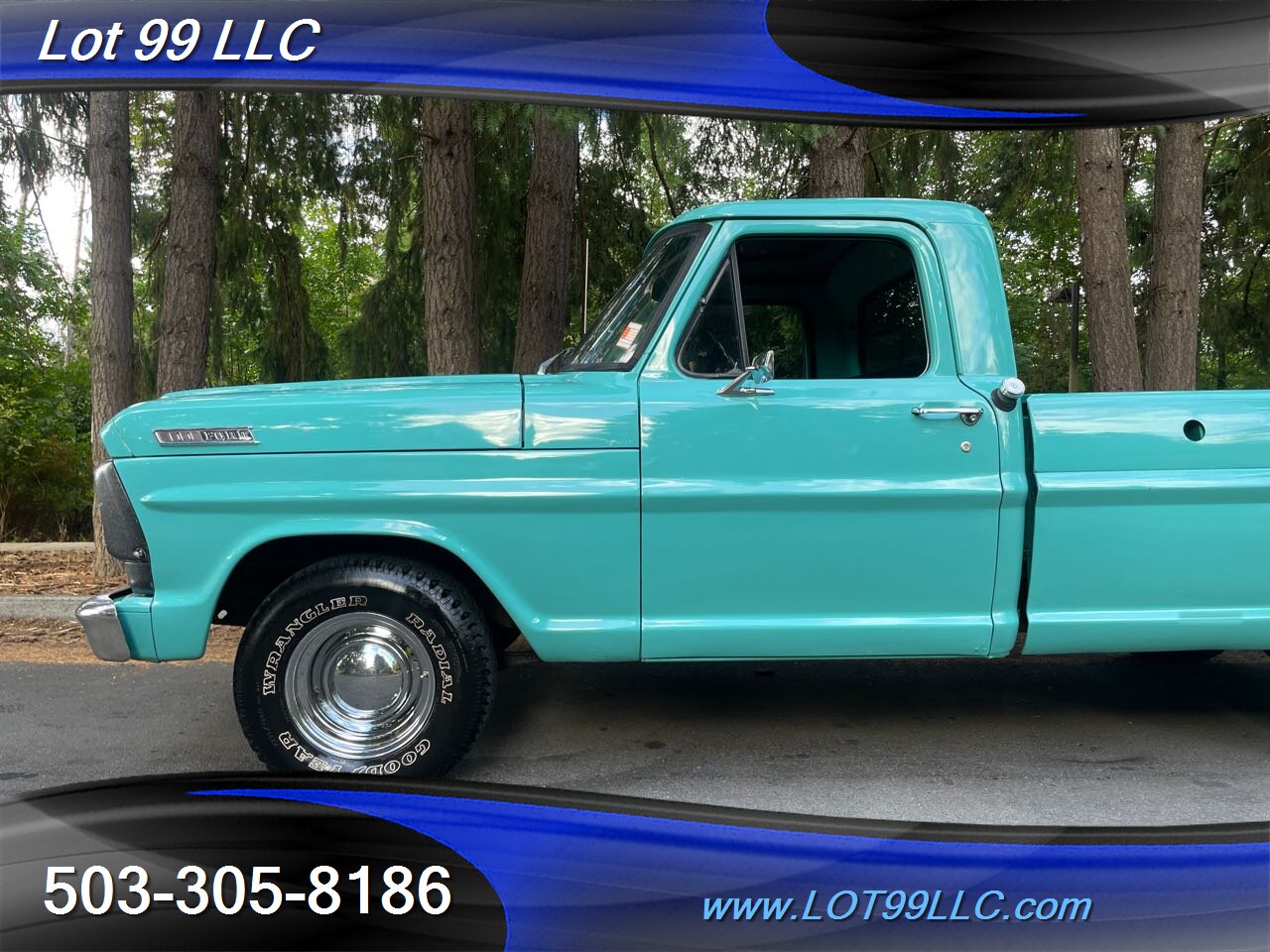 1967 Ford F-100 302 V8  Long Bed No Rust Solid Truck   - Photo 37 - Milwaukie, OR 97267