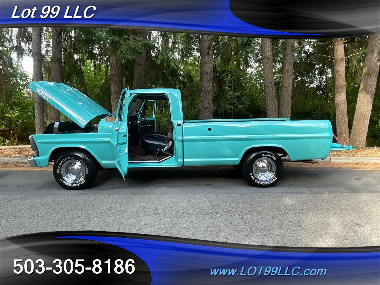 1967 Ford F-100 302 V8  Long Bed No Rust Solid Truck   - Photo 16 - Milwaukie, OR 97267