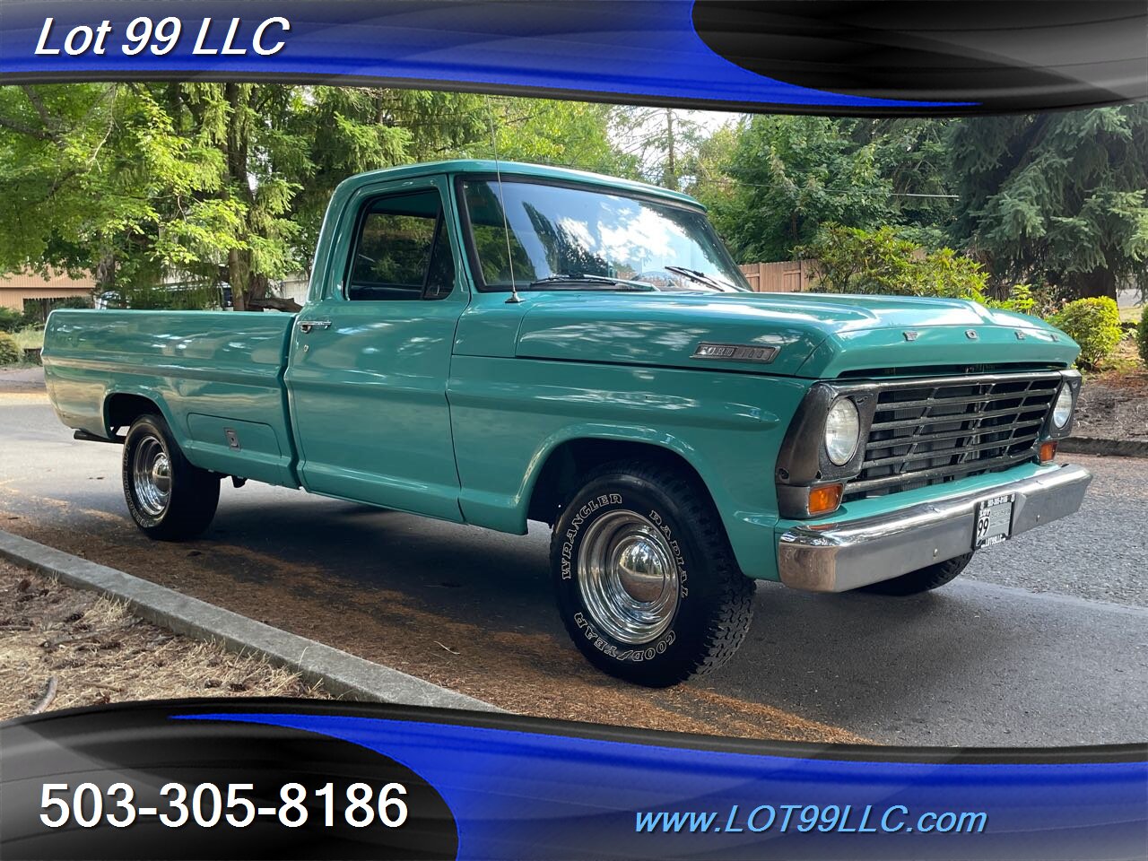 1967 Ford F-100 302 V8  Long Bed No Rust Solid Truck   - Photo 4 - Milwaukie, OR 97267
