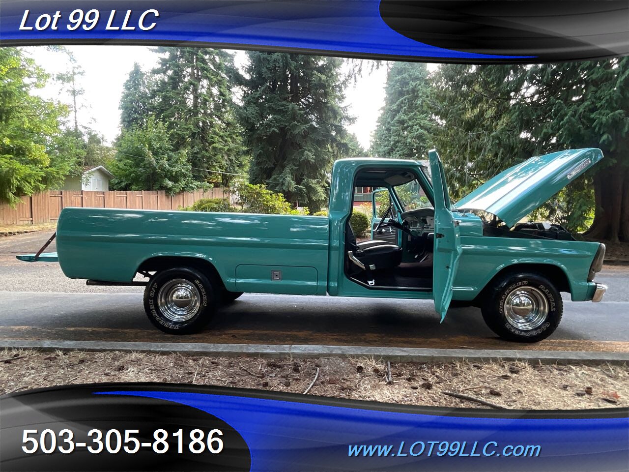 1967 Ford F-100 302 V8  Long Bed No Rust Solid Truck   - Photo 29 - Milwaukie, OR 97267