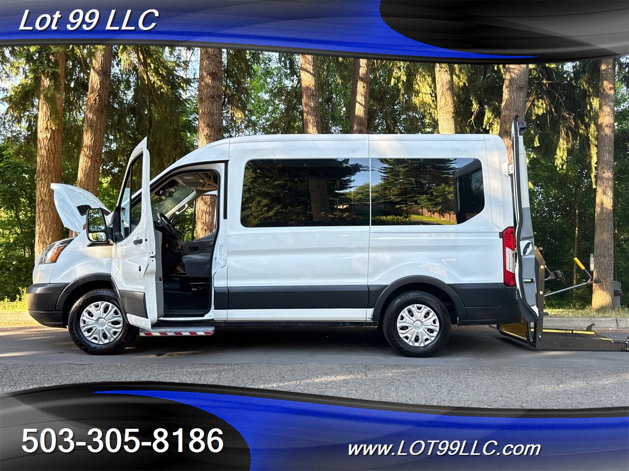 2018 Ford Transit 140k ** WHEELCHAIR VAN ** 34 " Wide Ramp BraunAbility Interlock Flooring - Photo 49 - Milwaukie, OR 97267