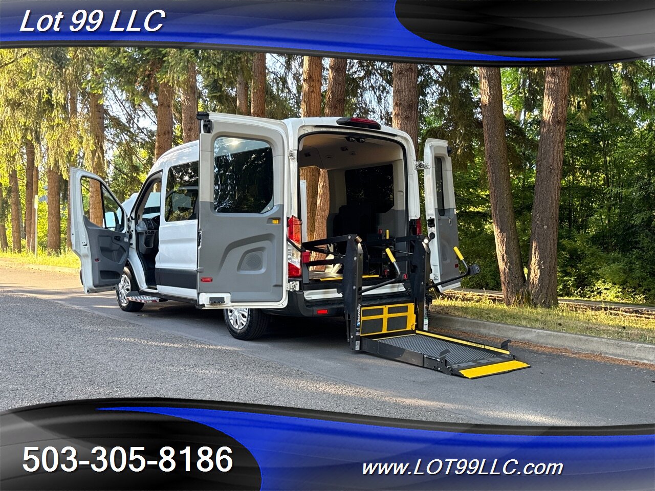 2018 Ford Transit 140k ** WHEELCHAIR VAN ** 34 " Wide Ramp BraunAbility Interlock Flooring - Photo 56 - Milwaukie, OR 97267