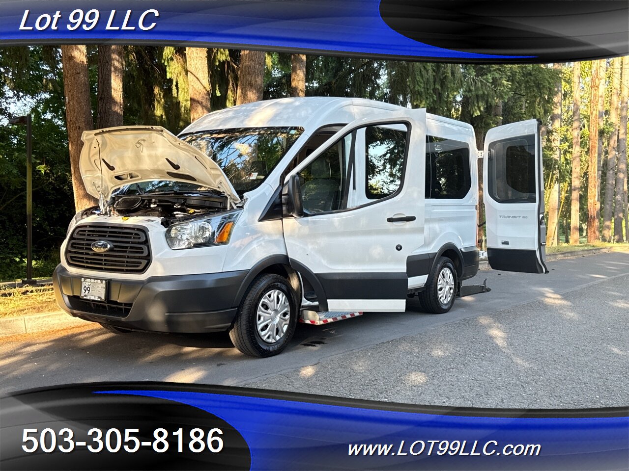 2018 Ford Transit 140k ** WHEELCHAIR VAN ** 34 " Wide Ramp BraunAbility Interlock Flooring - Photo 50 - Milwaukie, OR 97267