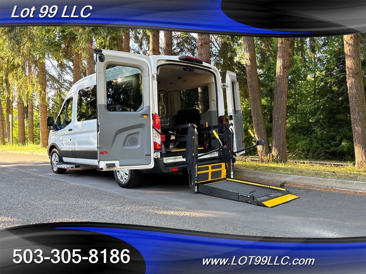 2018 Ford Transit 140k ** WHEELCHAIR VAN ** 34 " Wide Ramp BraunAbility Interlock Flooring - Photo 13 - Milwaukie, OR 97267