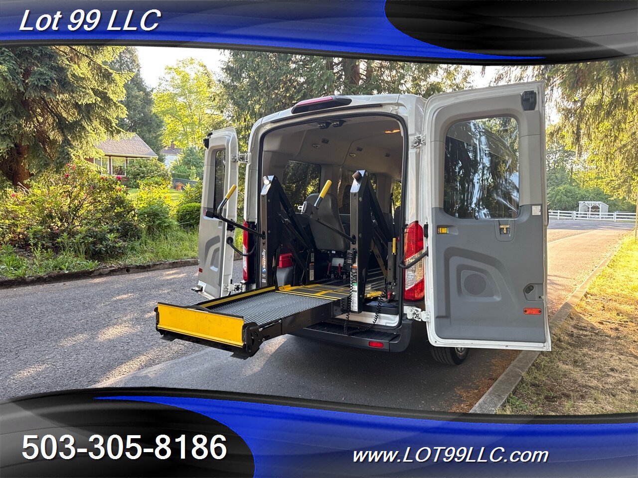 2018 Ford Transit 140k ** WHEELCHAIR VAN ** 34 " Wide Ramp BraunAbility Interlock Flooring - Photo 29 - Milwaukie, OR 97267