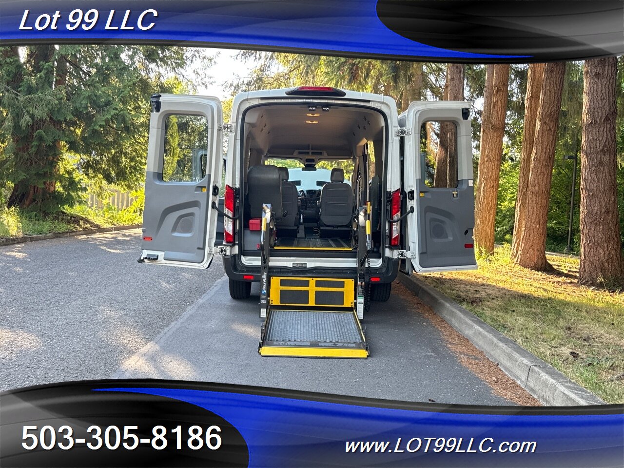 2018 Ford Transit 140k ** WHEELCHAIR VAN ** 34 " Wide Ramp BraunAbility Interlock Flooring - Photo 55 - Milwaukie, OR 97267