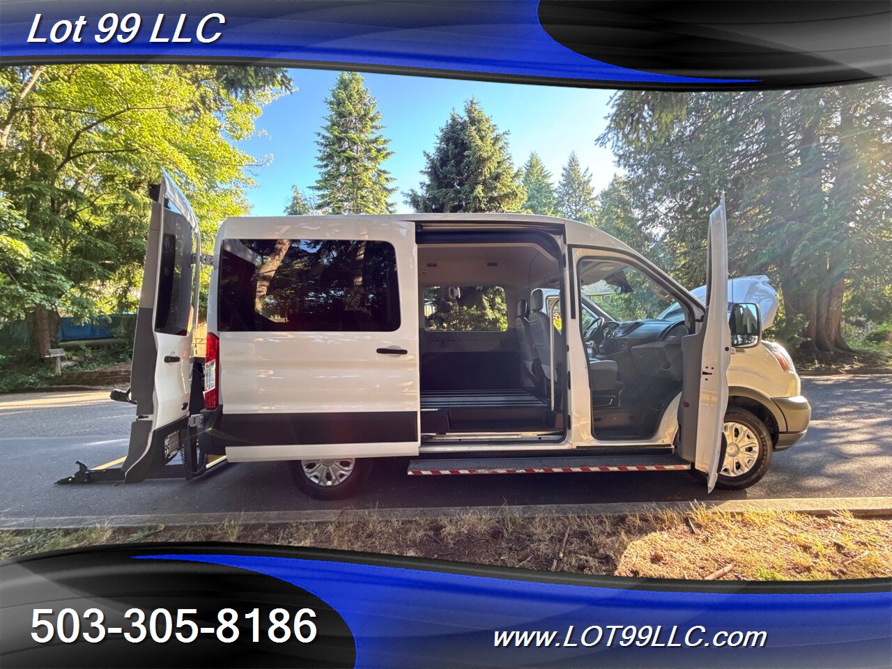 2018 Ford Transit 140k ** WHEELCHAIR VAN ** 34 " Wide Ramp BraunAbility Interlock Flooring - Photo 24 - Milwaukie, OR 97267