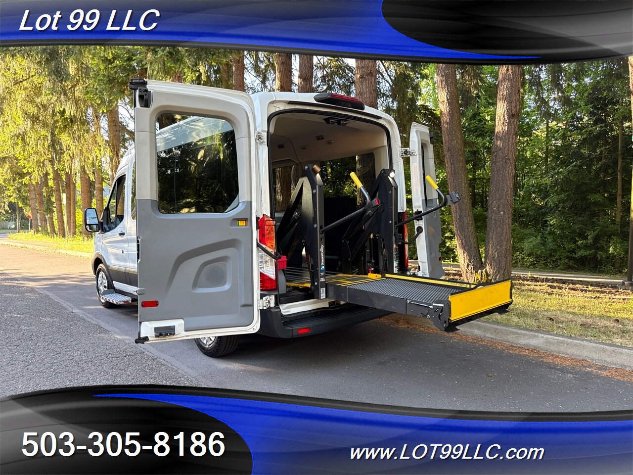 2018 Ford Transit 140k ** WHEELCHAIR VAN ** 34 " Wide Ramp BraunAbility Interlock Flooring - Photo 28 - Milwaukie, OR 97267