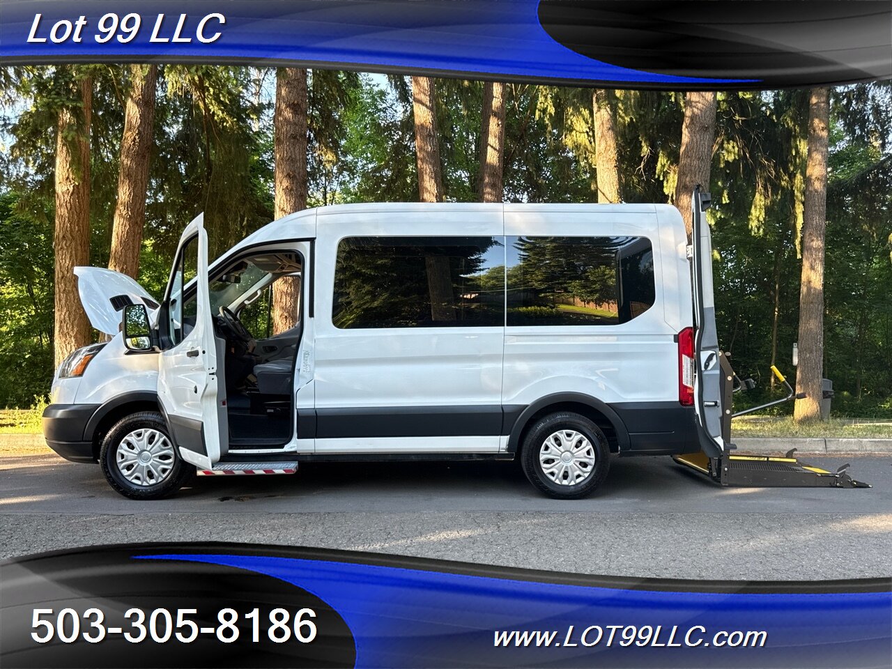 2018 Ford Transit 140k ** WHEELCHAIR VAN ** 34 " Wide Ramp BraunAbility Interlock Flooring - Photo 48 - Milwaukie, OR 97267