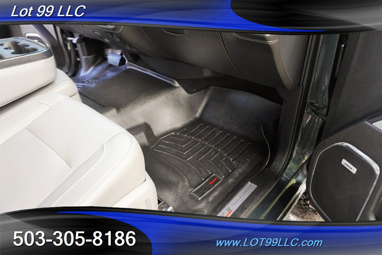 2018 Chevrolet Silverado 3500 LTZ 4X4 Crew Cab 6.6L DURAMAX Heated Leather GPS  Long Bed LIFTED Black Wheels Newer Tires 2 OWNERS - Photo 36 - Milwaukie, OR 97267