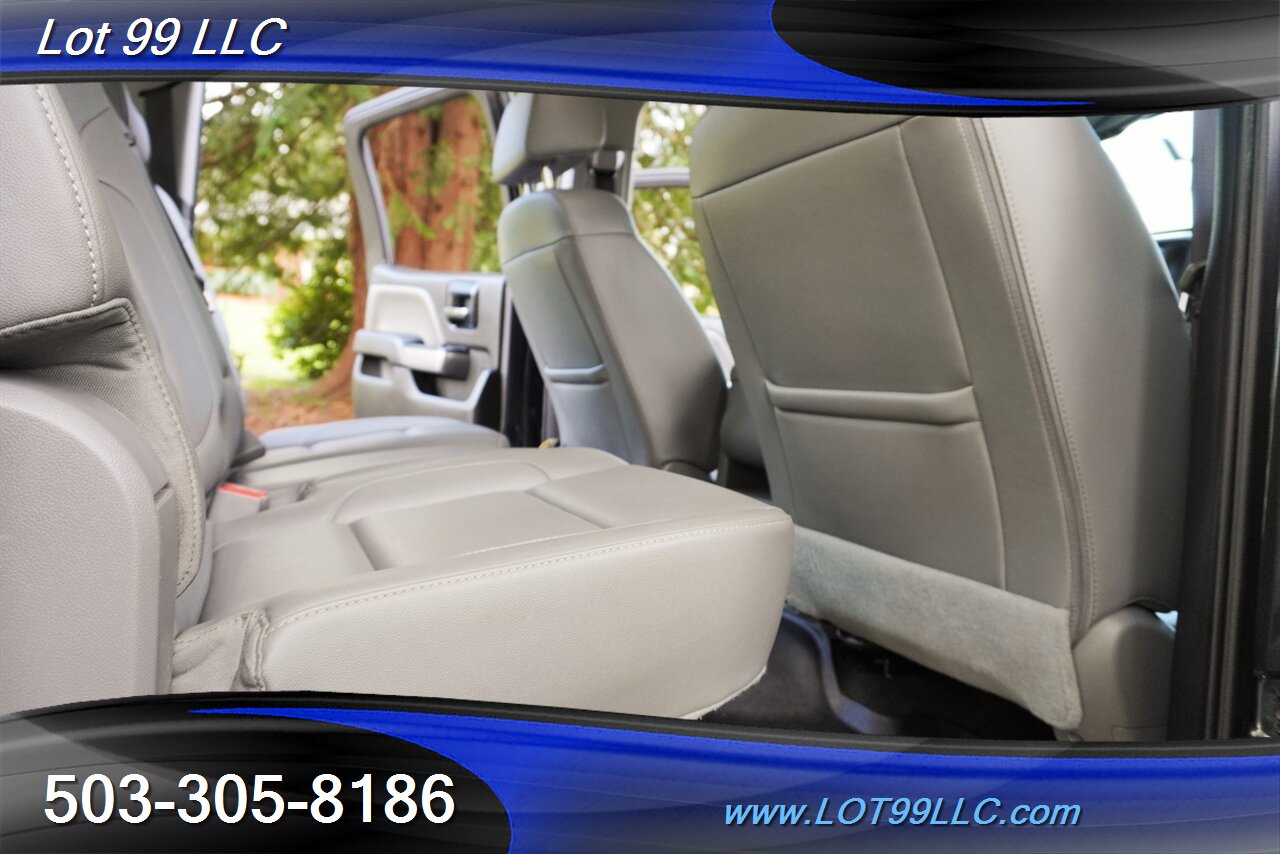2018 Chevrolet Silverado 3500 LTZ 4X4 Crew Cab 6.6L DURAMAX Heated Leather GPS  Long Bed LIFTED Black Wheels Newer Tires 2 OWNERS - Photo 17 - Milwaukie, OR 97267
