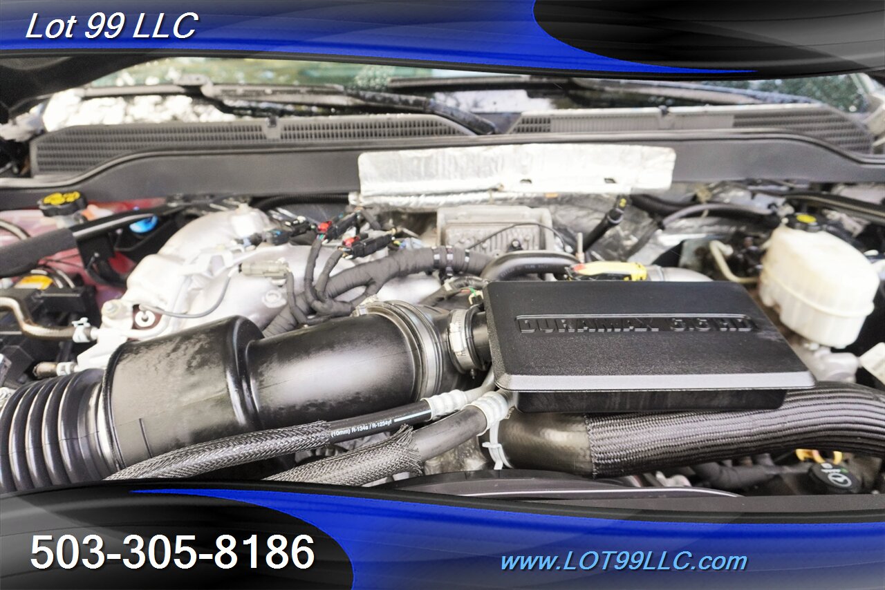 2018 Chevrolet Silverado 3500 LTZ 4X4 Crew Cab 6.6L DURAMAX Heated Leather GPS  Long Bed LIFTED Black Wheels Newer Tires 2 OWNERS - Photo 20 - Milwaukie, OR 97267